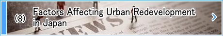 Factors Affecting Urban Redevelopment in Japan